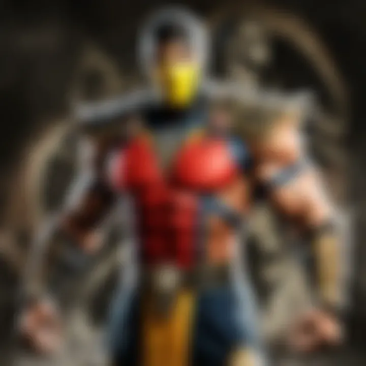 Artistic Representation of Mortal Kombat Characters