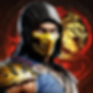 Artistic Rendering of Mortal Kombat Characters