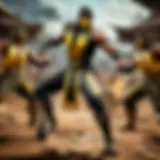 Fiery Battle in Mortal Kombat 11