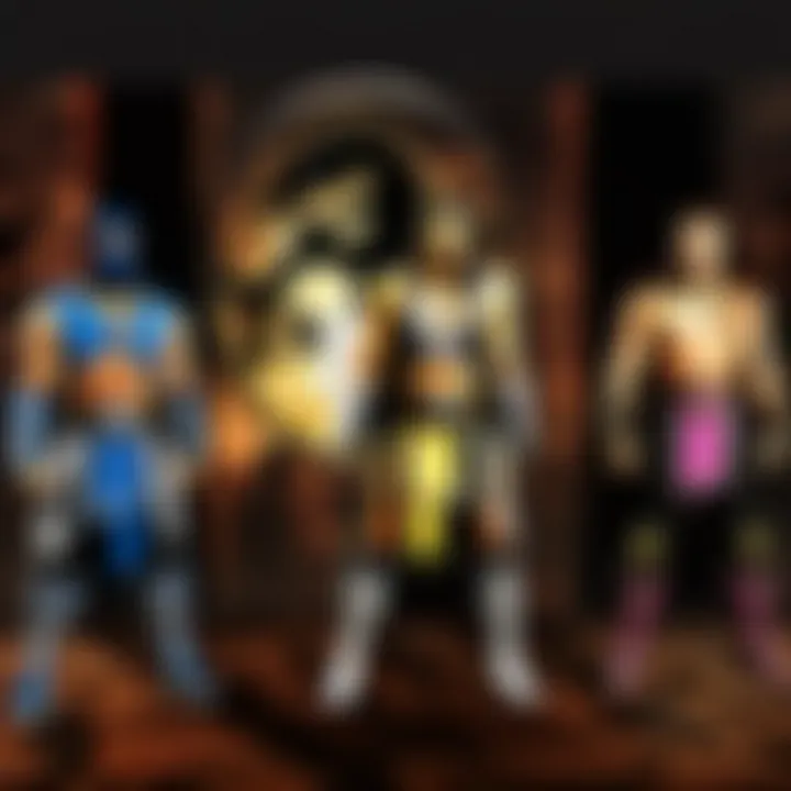 Character Selection Screen in Mortal Kombat Armageddon