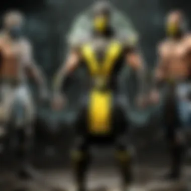 Character Selection Screen in Mortal Kombat X PC