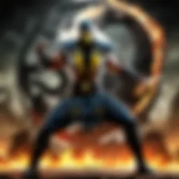 Combatant showcasing intricate move in Mortal Kombat Ultimate