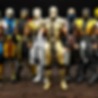 Detailed Mortal Kombat character analysis infographic