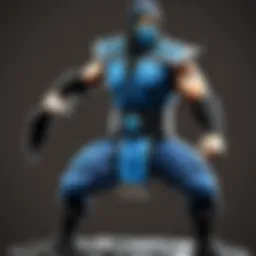 Sub Zero figurine showcasing intricate design