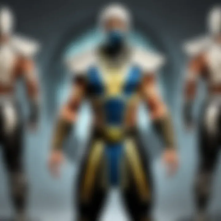 Intricate details of Mortal Kombat outfit