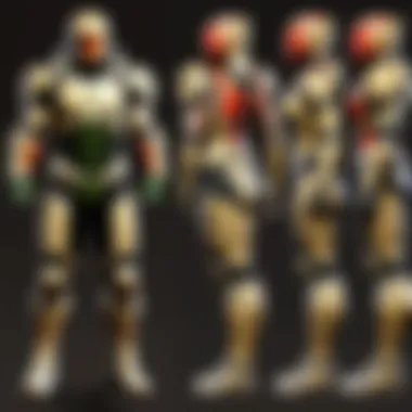 Doom Slayer costume sizing chart