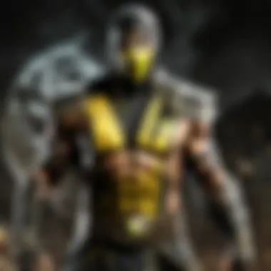 Dynamic Combat Scene in Mortal Kombat X