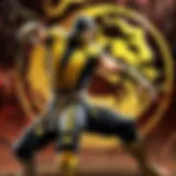 Dynamic combat scene in Mortal Kombat Gold Edition