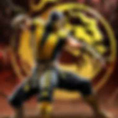 Dynamic combat scene in Mortal Kombat Gold Edition