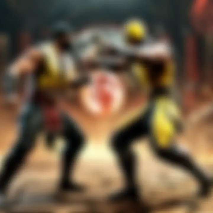 Dynamic Combat Scene in Mortal Kombat