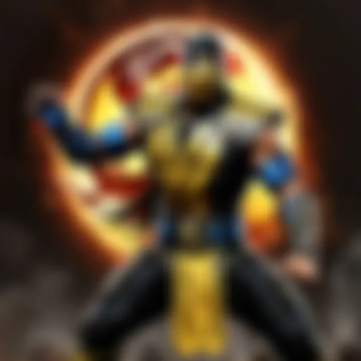 Dynamic Mortal Kombat Scene with Intricate Detailing