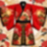 Elegant Kimono Fabric Pattern