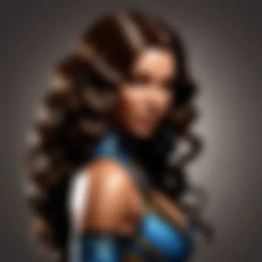 Elegantly Styled Wiggins Body Wave Hair