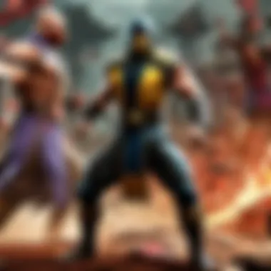 Epic Battle Epic battle scene from Mortal Kombat adaptation