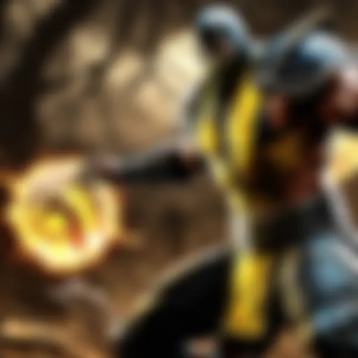 Epic battle scene in Mortal Kombat X comic