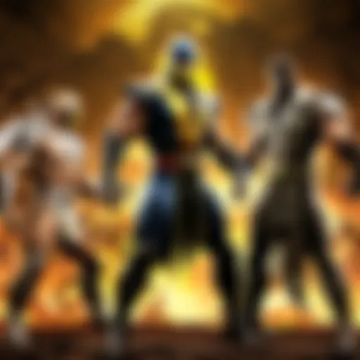 Epic Showdown - Mortal Kombat vs. DC Universe Game Cover