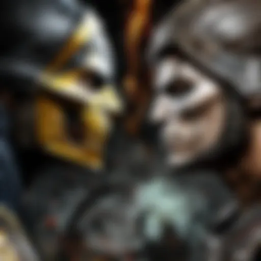 Iconic warriors facing off in Mortal Kombat vs DC Universe