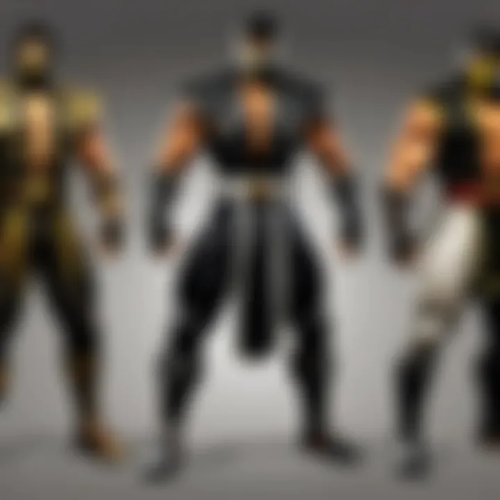 Evolution of character dynamics in Mortal Kombat Trilogy