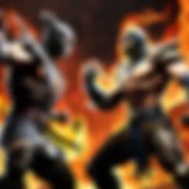 Fiery Battle in Mortal Kombat