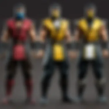 Mortal Kombat Character Figurines