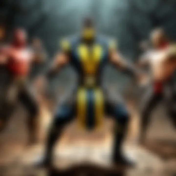 Gameplay screenshot of Mortal Kombat app