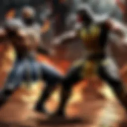 Intense Combat Scene in Mortal Kombat