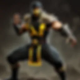 Warrior in Mortal Kombat mobile game