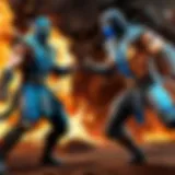 Fiery Combat - Sub-Zero vs Scorpion