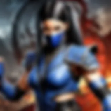 Strategic Character Selection - Kitana ready for battle