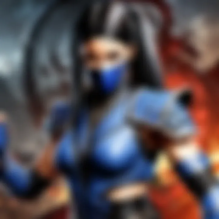 Strategic Character Selection - Kitana ready for battle