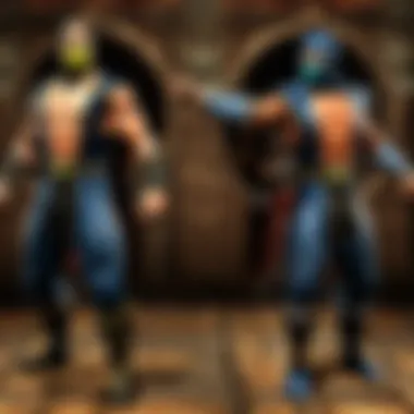 Dynamic character interactions in Mortal Kombat