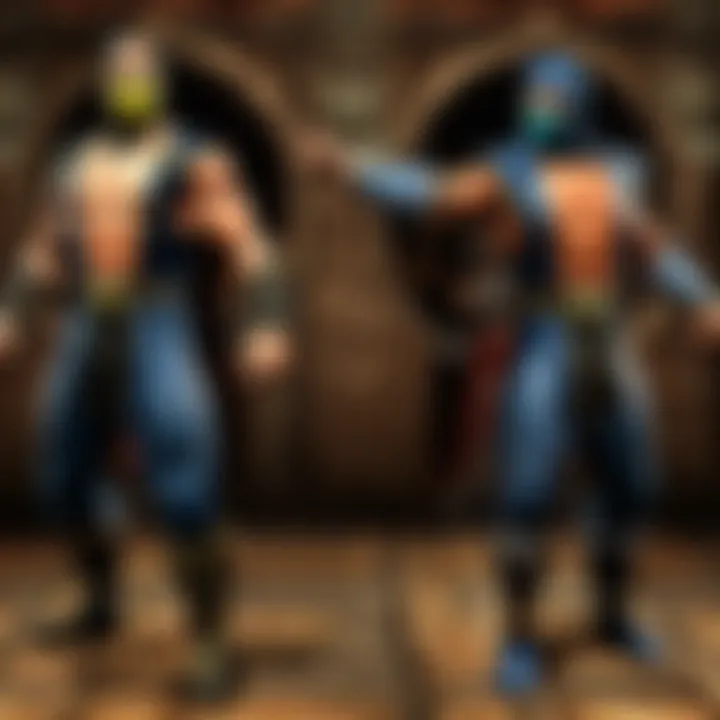 Dynamic character interactions in Mortal Kombat