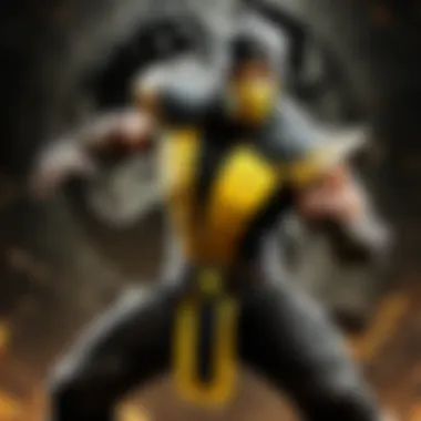 Close-up of powerful special move in Mortal Kombat