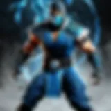 Artistic portrayal of Sub-Zero in Mortal Kombat