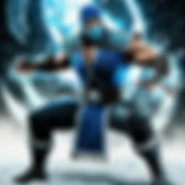 Sub-Zero's icy powers in Mortal Kombat on PS3