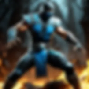 Sub-Zero performing a chilling fatality