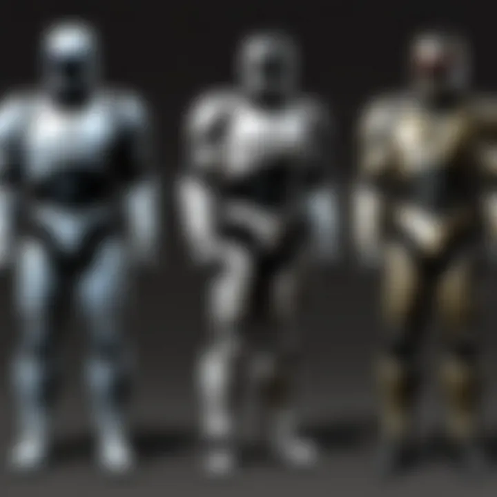 Evolution of Robocop costume aesthetics