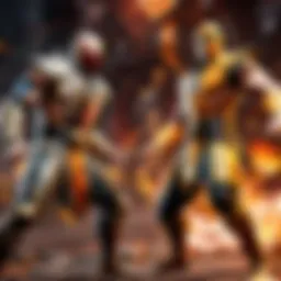 Fiery Battle Arena in Mortal Kombat 11