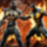 Fiery Battle in Mortal Kombat X