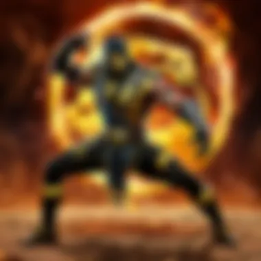 Fiery Chain Strike - Scorpion's Signature Move