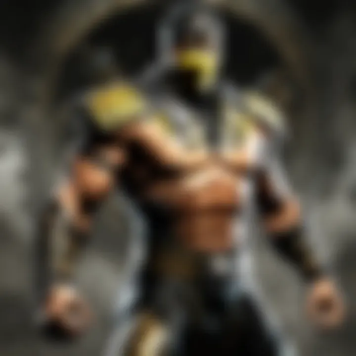 Fiery Combatant in Mortal Kombat X PC