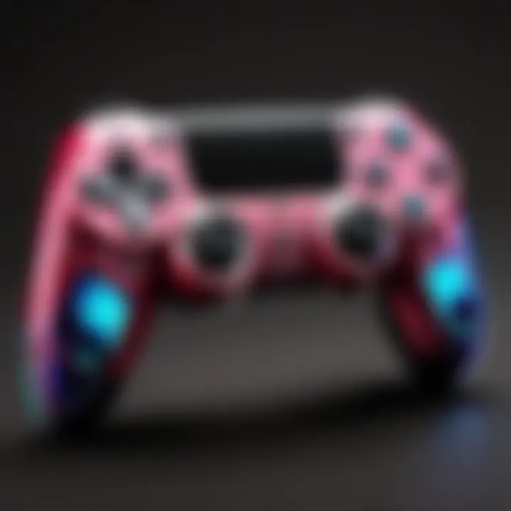 Custom PlayStation 5 Controller showcasing Galactic Chic Design