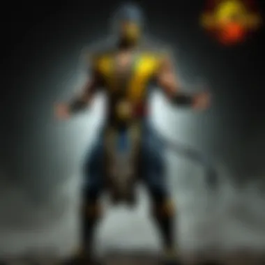 Symbolic representation of Mortal Kombat gameplay