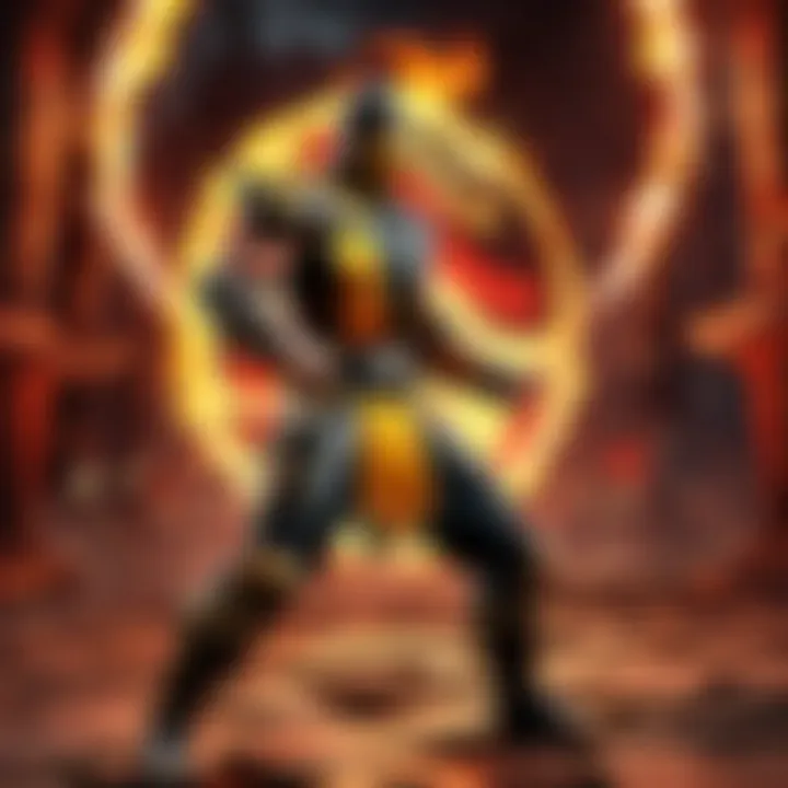 Fiery Battle Arena in Mortal Kombat