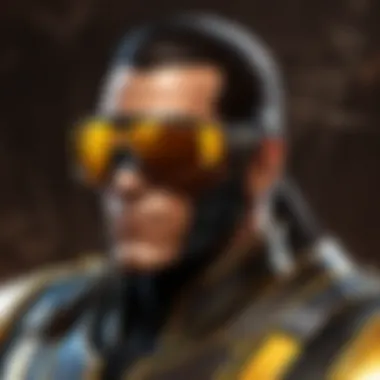 Close-up of Innovative Stryker Sunglasses Design Elements