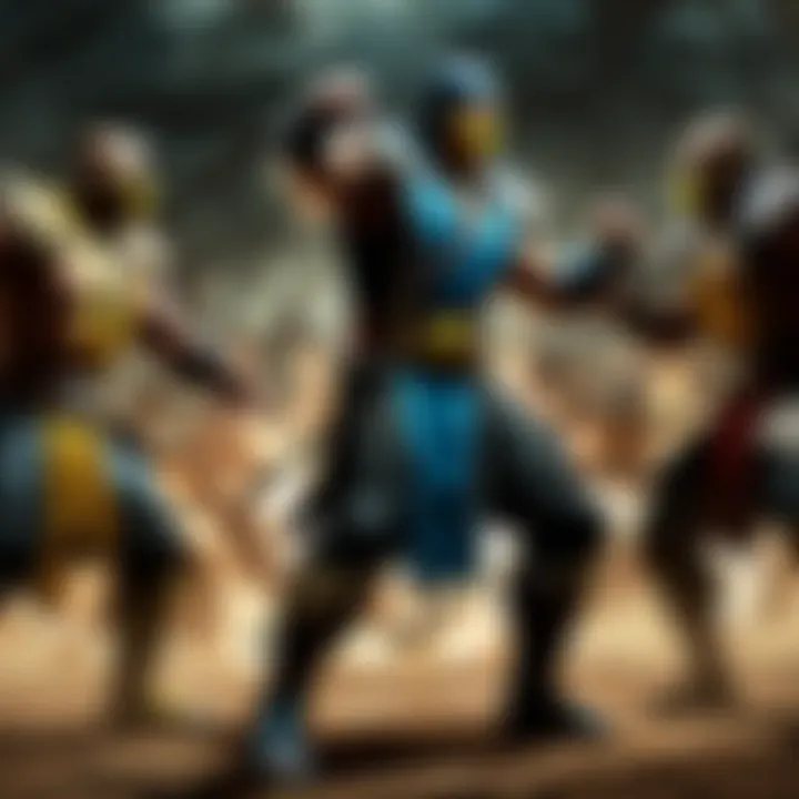 In-game battle showing intense combat action in Mortal Kombat PC download