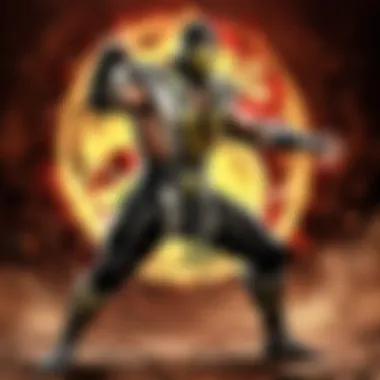 Intense combat scene showcasing special moves in Mortal Kombat Wii U