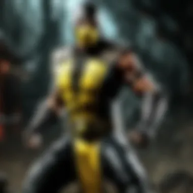 Intense gameplay moment in Motor Kombat X