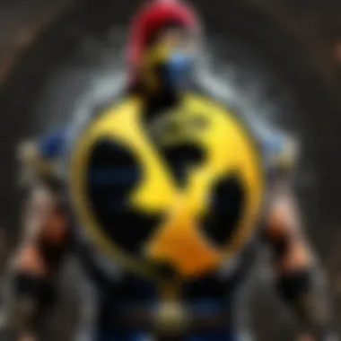 Intricate Mortal Kombat symbol representing factions and alliances