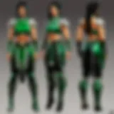 Mysterious allure of Jade's attire